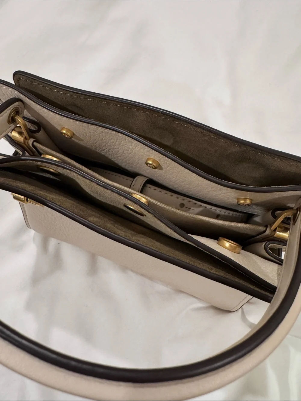 Petite Lee Radziwill Leather Double Bag
